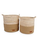 Opbergmanden Kuno Beige (set van 2) KidsDepot kinderkamer