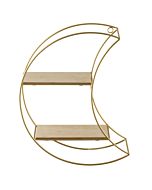 Wandplank Metaal Maan Goud Sass & Belle