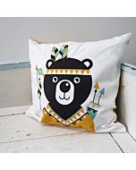 Kinderkussen Beer Oker ANNIdesign