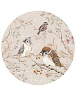 Muursticker Cirkel Vogels Dekornik