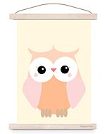 Kinderposter Uil Pastel A3 Designed4kids