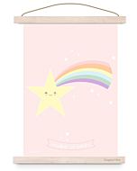 Kinderposter Vallende Ster A3 Designed4kids