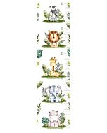 Kinderposter Groeimeter Safari Designed4kids
