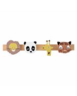 Kinderkapstok Safari Dieren Sade Hout Bloomingville