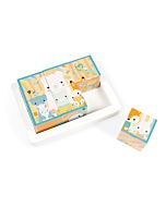 Houten Blokkenpuzzel Bosdieren Janod