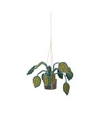 Hangplant Groot Blad Vilt Kidsdepot