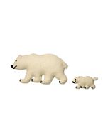 Vilten IJsberen Ivy Crème (set 2) Kidsdepot