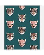 Kinderbehang Panter Petrol Studio Ditte