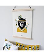 Kinderposter Beer Oker A3 ANNIdesign Sfeer