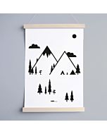 Kinderposter Bergen A3 ANNIdesign