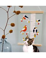 Kinderposter Vogels Boom Oudgroen ANNIdesign