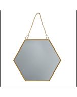 Kinderspiegel Zeshoek Goud Sass & Belle