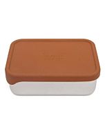 Lunchbox RVS Bruin Petit Monkey