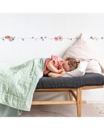 Muursticker Border Rand Bloemen MIMI'Lou