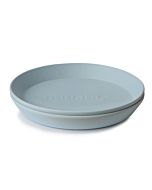 Kinderbord Rond Poeder Blauw (set 2) Mushie