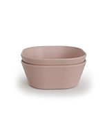 Kinderkom Vierkant Blush Roze (set 2) Mushie