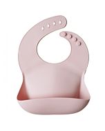 Siliconen Bib Slab Blush Roze Mushie