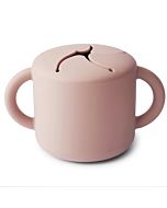 Siliconen Snackbeker Blush Roze Mushie