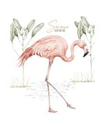Muursticker Flamingo Dekornik