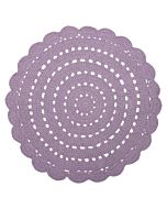Kindervloerkleed Bloem Alma Mauve Nattiot