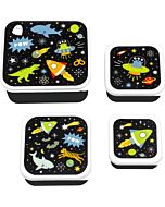 Set Snackboxen Galaxy Zwart A Little Lovely Company
