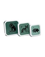 Set Snackboxen Dieren Groen Petit Monkey