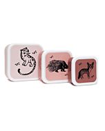 Set Snackboxen Dieren Roze Petit Monkey
