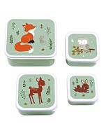 Set Snackboxen Bos Vrienden A Little Lovely Company Bovenaanzicht