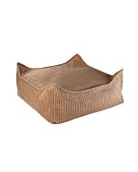 Poef Ottoman Corduroy Toffee Bruin Wigiwama