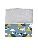 Ledikantdeken Teddydeken Piloot Blauw ANNIdesign