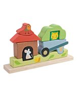 Houten Magnetische Puzzel Tuin Tender Leaf Toys
