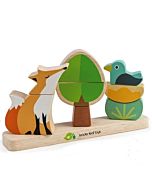 Houten Magnetische Stapeltoren Vos Tender Leaf Toys