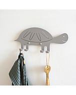 Metalen Kinderkapstok Schildpad Grijs Marnelly