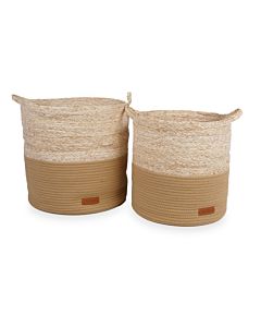 Opbergmanden Kuno Beige (set van 2) KidsDepot kinderkamer