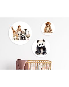 Set Muurcirkels Forex Groep Safaridieren Little Dreamzzz