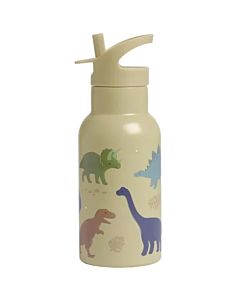 Drinkfles RVS Dino Groen A Little Lovely Company