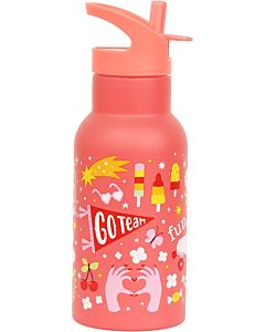 RVS Drinkfles Fun Roze A Little Lovely Company