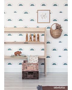 Kinderbehang Ochtendgloren Blauw Bibelotte Sfeer