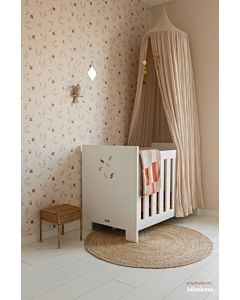 Kinderbehang Bloemenzee Groot Nude Bibelotte Babykamer