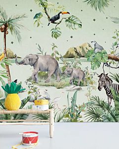 Kinderbehang Jungle Anouk Hoogendijk Creative Lab Amsterdam Sfeer