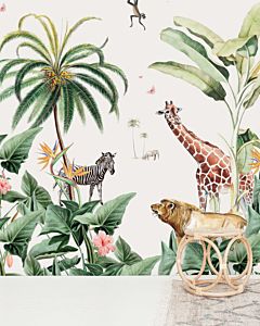 Kinderbehang Jungle Sanny Charlie Creative Lab Amsterdam Sfeer