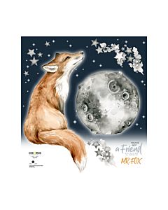 Muursticker Mr. Vos Good Night Dekornik