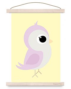 Kinderposter Vogel Pastel A3 Designed4kids