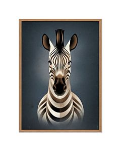 Kinderposter Zebra 70 x 50 cm Dieter Braun