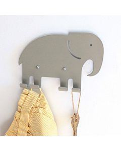 Metalen Kinderkapstok Olifant Grijs Marnelly