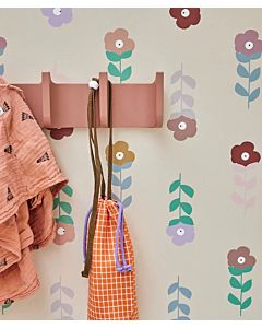 Kinderbehang Fleurtje Geel Bibelotte