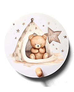 Kinderkapstokhaak Tipi Beer Little Dreamzzz