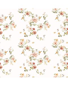 Kinderbehang Bloemen Vintage Dekornik