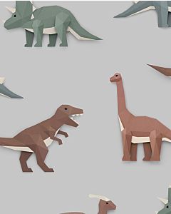 Kinderbehang Dinosaurus Licht Studio Ditte