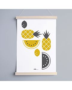 Kinderposter Tropisch Fruit A3 ANNIdesign